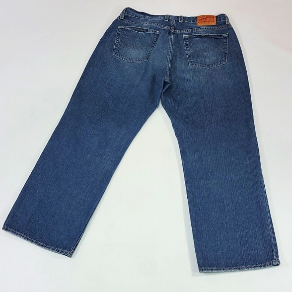 LUCKY ☘ BRAND ♡ Men's Denim Short Inseam Classic Fit Short Length Blue Jeans 36 - Picture 3 of 17